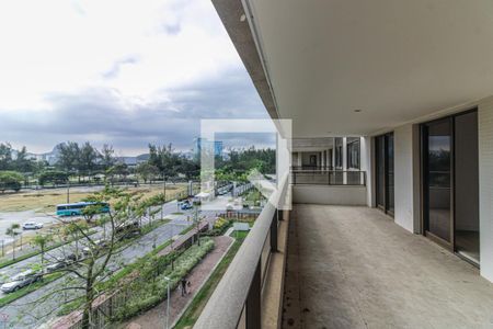 Varanda Sala de apartamento à venda com 3 quartos, 134m² em Barra da Tijuca, Rio de Janeiro