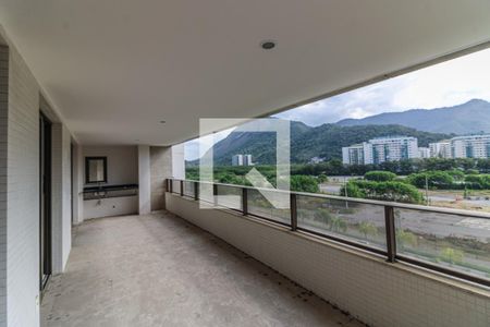 Varanda Sala de apartamento à venda com 3 quartos, 134m² em Barra da Tijuca, Rio de Janeiro