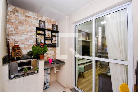 Varanda da Sala de apartamento à venda com 3 quartos, 77m² em Jardim Flor da Montanha, Guarulhos