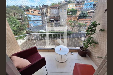 Varanda de apartamento à venda com 1 quarto, 0m² em Catete, Rio de Janeiro