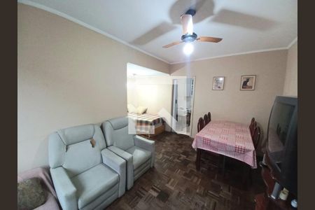 Sala de apartamento para alugar com 3 quartos, 105m² em Boa Vista, São Vicente