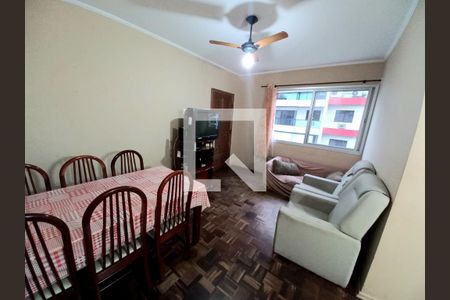 Sala de apartamento para alugar com 3 quartos, 105m² em Boa Vista, São Vicente