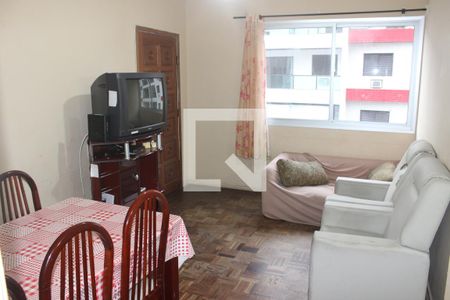 Sala de apartamento para alugar com 3 quartos, 105m² em Boa Vista, São Vicente