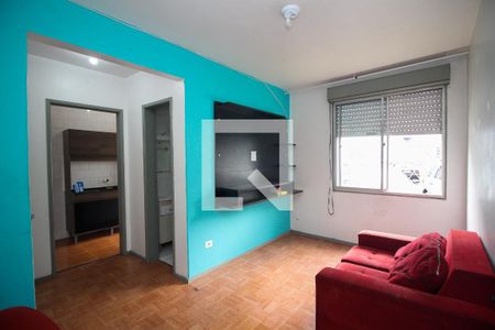 Sala de apartamento para alugar com 1 quarto, 40m² em Cristal, Porto Alegre