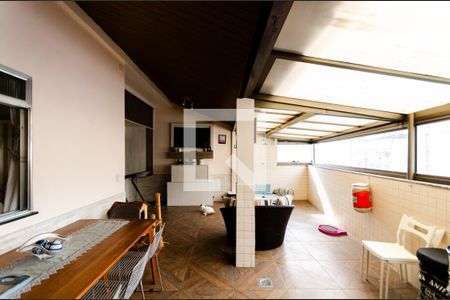 Varanda da Sala de apartamento à venda com 2 quartos, 110m² em Maracanã, Rio de Janeiro