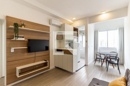 Sala de apartamento à venda com 1 quarto, 35m² em Santa Cecilia, São Paulo