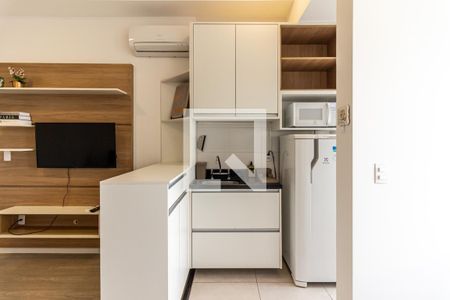 Cozinha de apartamento à venda com 1 quarto, 35m² em Santa Cecilia, São Paulo