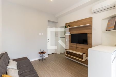 Sala de apartamento à venda com 1 quarto, 35m² em Santa Cecilia, São Paulo