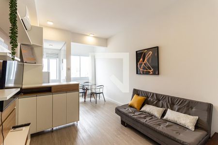 Sala de apartamento à venda com 1 quarto, 35m² em Santa Cecilia, São Paulo