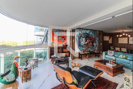 Sala de apartamento para alugar com 4 quartos, 167m² em Barra da Tijuca, Rio de Janeiro