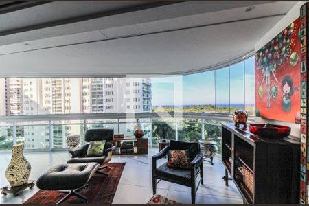 Sala / Varanda de apartamento à venda com 4 quartos, 167m² em Barra da Tijuca, Rio de Janeiro