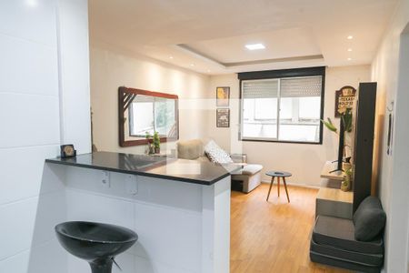 Sala/Cozinha de apartamento à venda com 1 quarto, 60m² em Centro Histórico, Porto Alegre