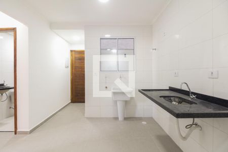 Sala e Cozinha  de apartamento para alugar com 2 quartos, 30m² em Chácara Califórnia, São Paulo