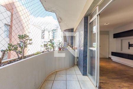 Varanda da Sala de apartamento à venda com 3 quartos, 90m² em Buritis, Belo Horizonte