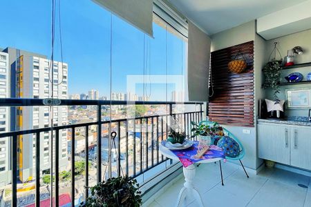 Varanda Gourmet de apartamento à venda com 2 quartos, 88m² em Vila Moreira, Guarulhos