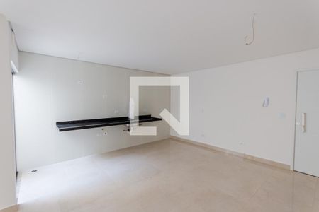 Sala/Cozinha de apartamento à venda com 3 quartos, 92m² em Parque das Nações, Santo André