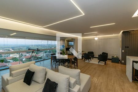 Sala de Estar/Jantar de apartamento à venda com 3 quartos, 137m² em Loteamento Alphaville Campinas, Campinas