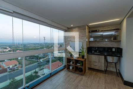 Varanda Sala de Estar/Jantar  de apartamento à venda com 3 quartos, 137m² em Loteamento Alphaville Campinas, Campinas