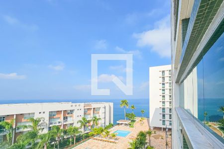 Vista  de apartamento para alugar com 3 quartos, 154m² em Mar E Céu, Guarujá