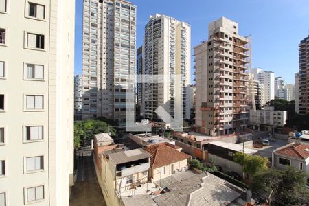 Vista da Varanda de kitnet/studio à venda com 1 quarto, 25m² em Vila Nova Conceição, São Paulo