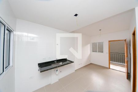 Sala/Cozinha de apartamento à venda com 2 quartos, 33m² em Vila Antonieta, São Paulo