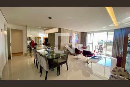 Sala de apartamento à venda com 4 quartos, 178m² em Barroca, Belo Horizonte