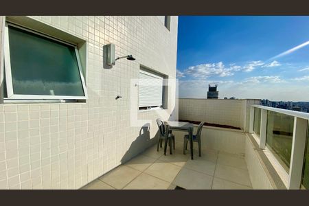Varanda gourmet de apartamento à venda com 4 quartos, 178m² em Barroca, Belo Horizonte