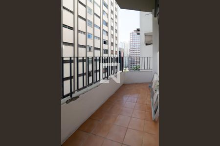 Varanda de apartamento para alugar com 1 quarto, 40m² em Bela Vista, São Paulo