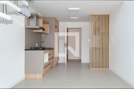 Sala / Cozinha de apartamento para alugar com 1 quarto, 42m² em João Paulo, Florianópolis