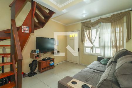 Sala de casa de condomínio à venda com 3 quartos, 83m² em Passo das Pedras, Porto Alegre