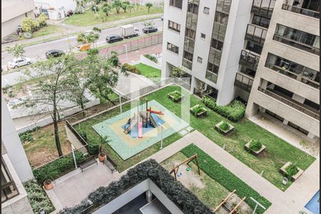 Varanda - Vista de apartamento à venda com 3 quartos, 134m² em Barra da Tijuca, Rio de Janeiro