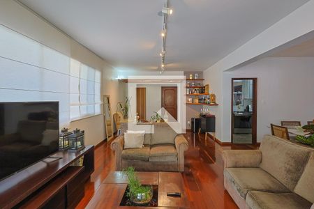 Sala de apartamento à venda com 4 quartos, 145m² em São Lucas, Belo Horizonte