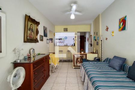Sala de apartamento para alugar com 1 quarto, 58m² em Guilhermina, Praia Grande