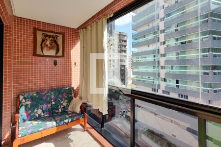 Sacada de apartamento para alugar com 1 quarto, 58m² em Guilhermina, Praia Grande
