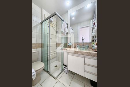 Banheiro da Suíte de apartamento à venda com 3 quartos, 86m² em Buritis, Belo Horizonte
