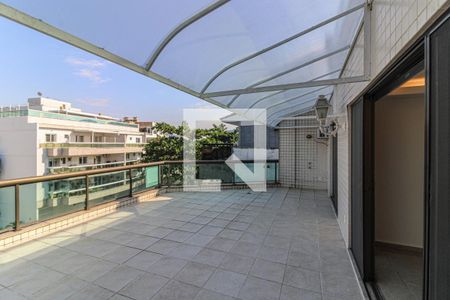 Varanda de apartamento à venda com 3 quartos, 330m² em Recreio dos Bandeirantes, Rio de Janeiro