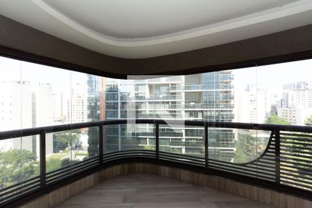 Varanda  de apartamento à venda com 1 quarto, 49m² em Vila Olímpia, São Paulo