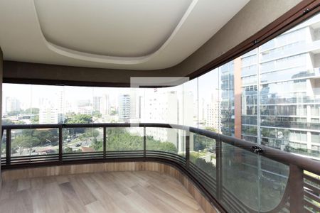 Varanda  de apartamento à venda com 1 quarto, 49m² em Vila Olímpia, São Paulo