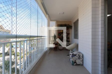Varanda gourmet de apartamento à venda com 3 quartos, 123m² em Carandiru, São Paulo