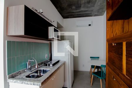 2 Cozinha de kitnet/studio para alugar com 1 quarto, 24m² em Centro Histórico de São Paulo, São Paulo