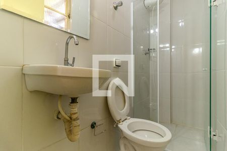 Banheiro de kitnet/studio para alugar com 1 quarto, 32m² em Campos Elíseos, São Paulo