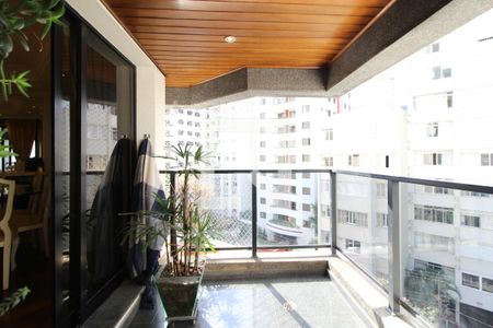 Varanda da Sala de apartamento à venda com 3 quartos, 160m² em Pinheiros, São Paulo