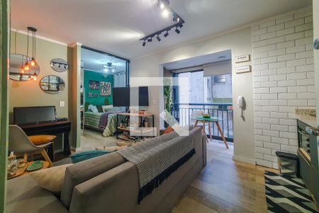 Sala de apartamento à venda com 1 quarto, 28m² em Sé, São Paulo