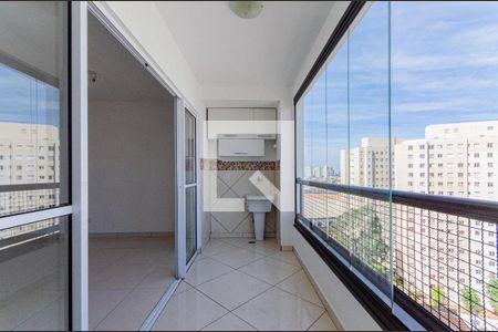 Varanda da Sala de apartamento à venda com 1 quarto, 38m² em Cambuci, São Paulo