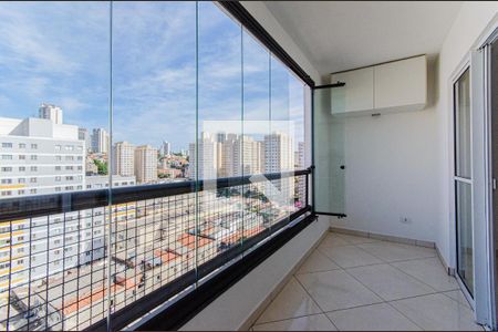 Varanda da Sala de apartamento à venda com 1 quarto, 38m² em Cambuci, São Paulo