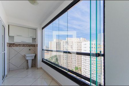 Varanda da Sala de apartamento à venda com 1 quarto, 38m² em Cambuci, São Paulo