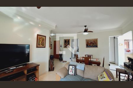 sala de apartamento para alugar com 3 quartos, 163m² em Vila Tupi, Praia Grande