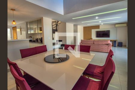 Sala de Jantar de casa de condomínio para alugar com 4 quartos, 400m² em Vargem Pequena, Rio de Janeiro