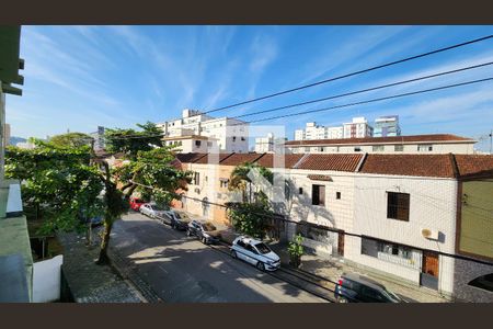 Vista da Sala de apartamento para alugar com 3 quartos, 110m² em Campo Grande, Santos