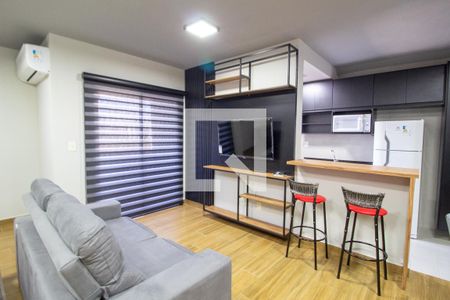 Sala de apartamento para alugar com 1 quarto, 45m² em Jardim America, Sorocaba